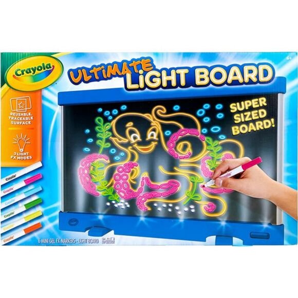Crayola Ultimate Light Board Blue, Drawing Tablet, For Kids, Ages 6, 7, 8, 9 - Picture 2 of 7